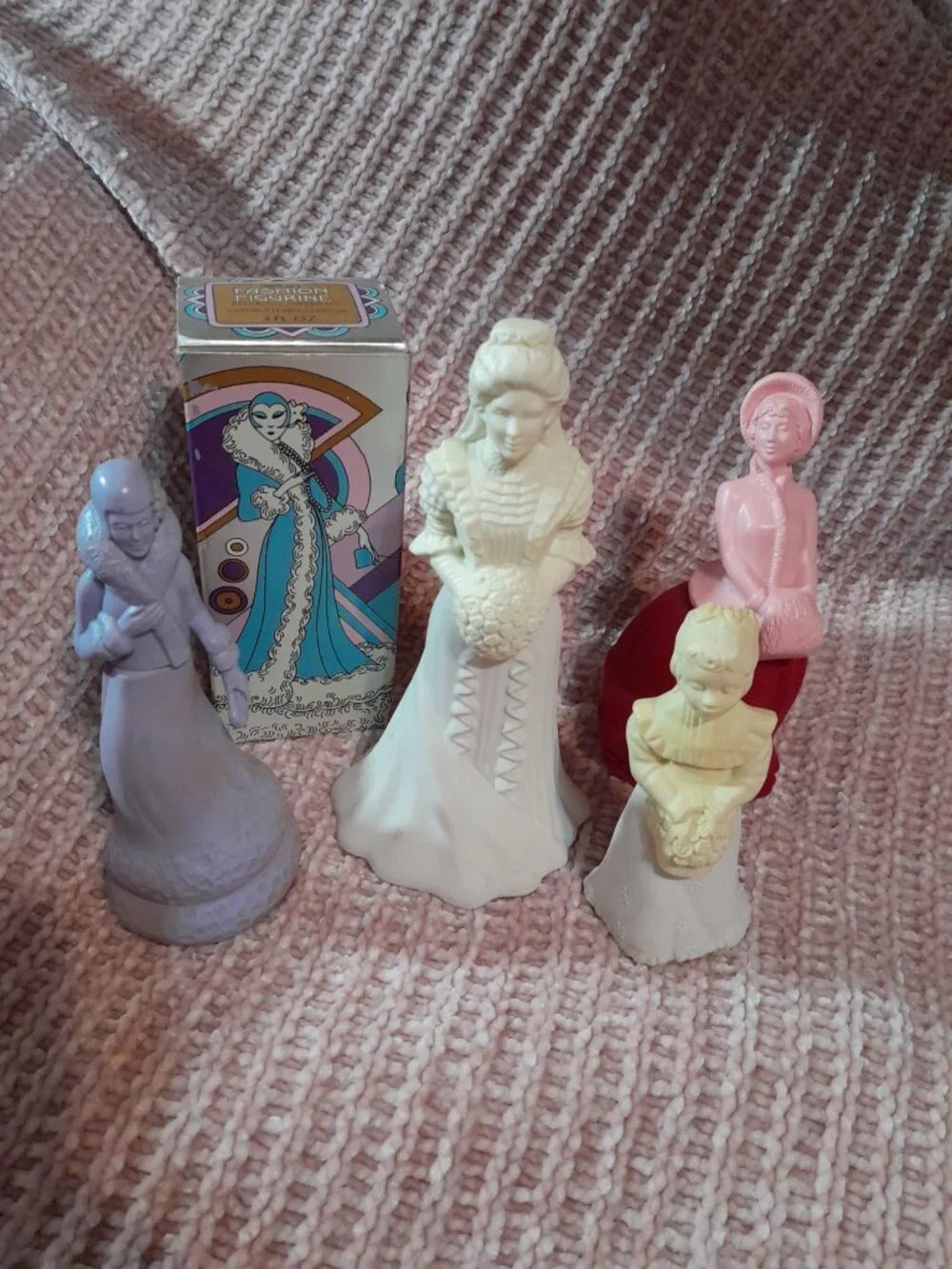 Vintage Avon Decorative Bottles 1970's - Lot of 4